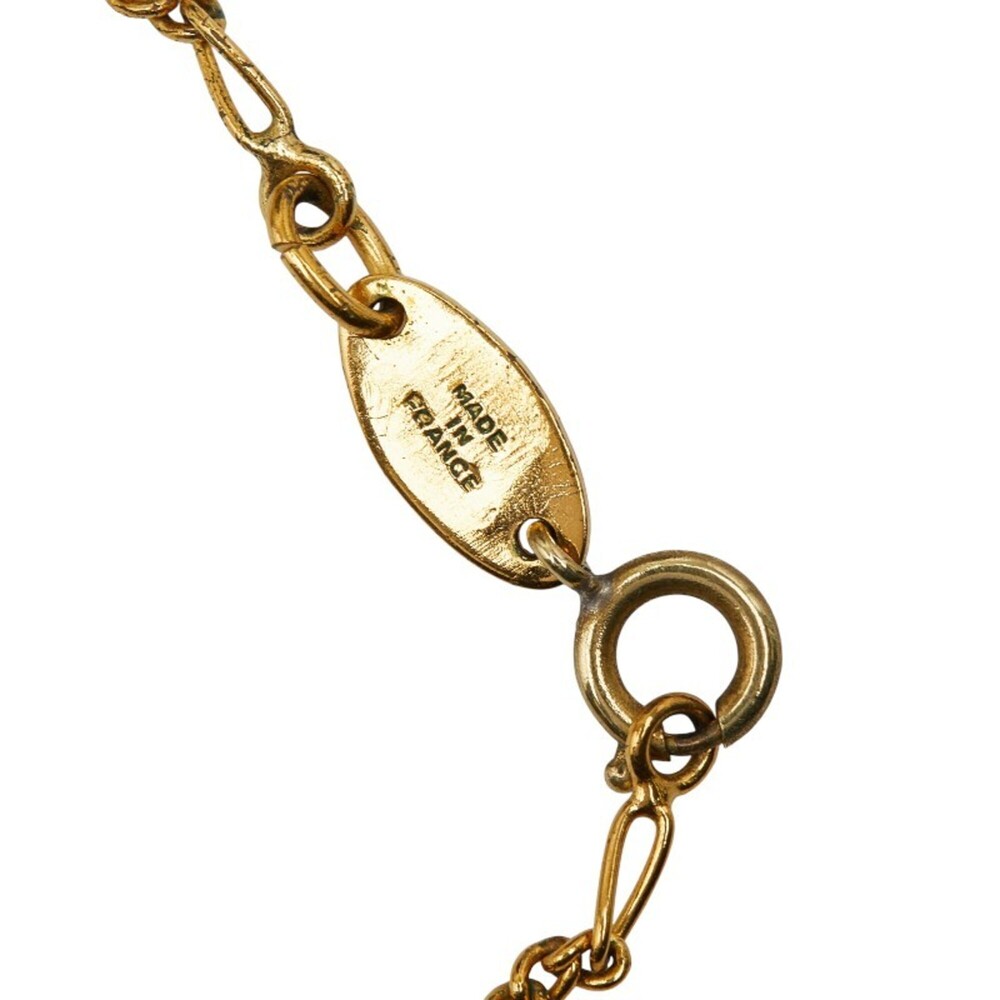CHANEL Vintage Gold Logo Necklace - Picture 6 of 7